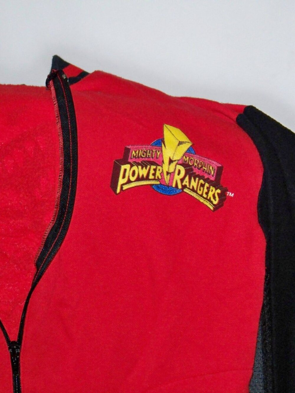 Vintage Power Ranger Boys Red Ranger Jacket, Size M 10-12 - Picture 4 of 4